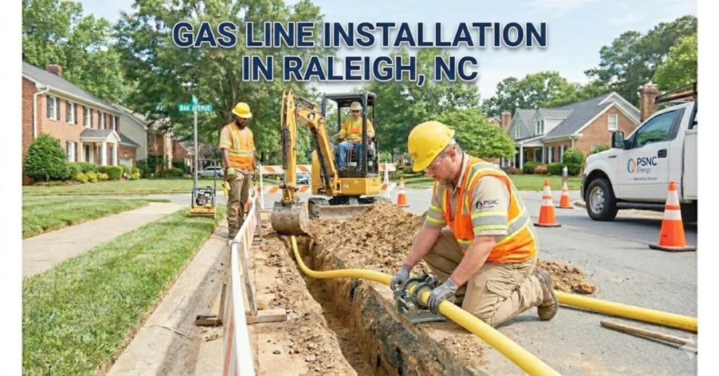 Gas Line Installation in Raleigh for Residential and Commercial Needs