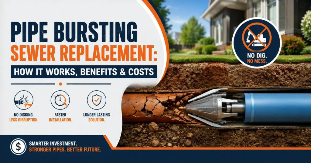 Pipe Bursting Sewer Replacement: How It Works, Benefits & Costs