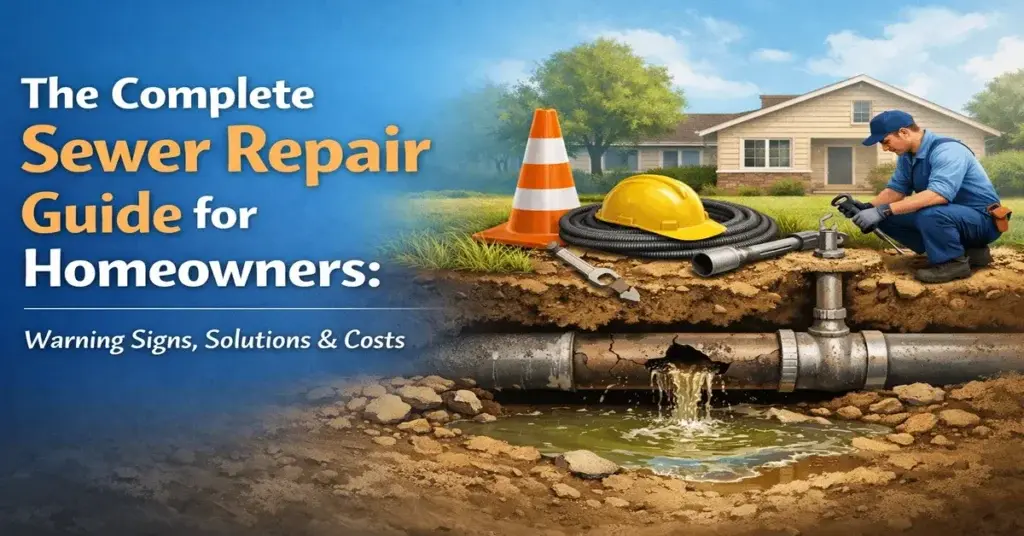 The Complete Sewer Repair Guide for Homeowners: Warning Signs, Solutions & Costs