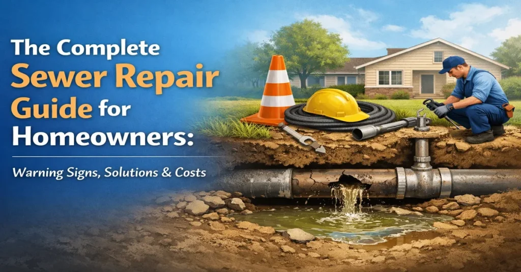 The Complete Sewer Repair Guide for Homeowners: Warning Signs, Solutions & Costs