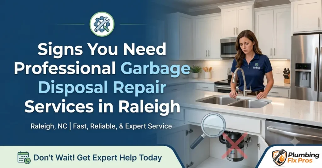 Signs You Need Professional Garbage Disposal Repair Services in Raleigh